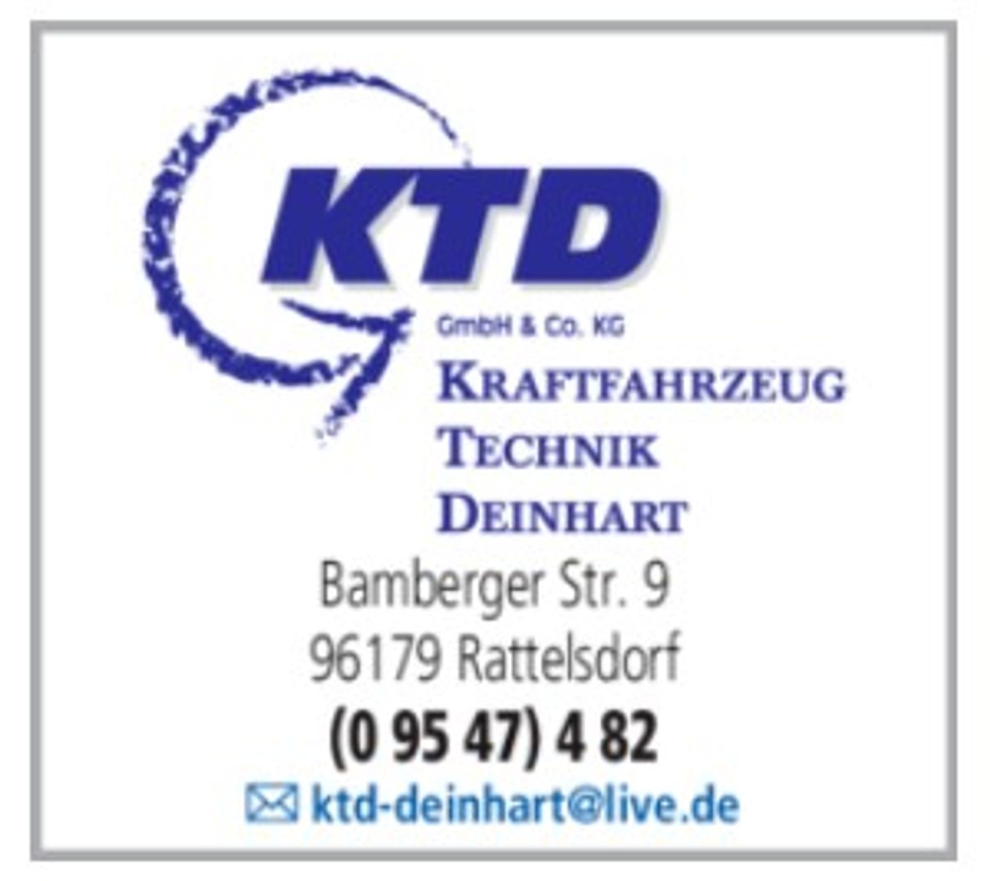 Beispielarbeit von KTD Kraftfahrzeug Technik - veröffentlicht auf Auto-Werkstatt.de