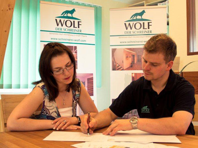 Beispielarbeit von Wolf der Schreiner GmbH - veröffentlicht auf Tischler-Schreiner.org