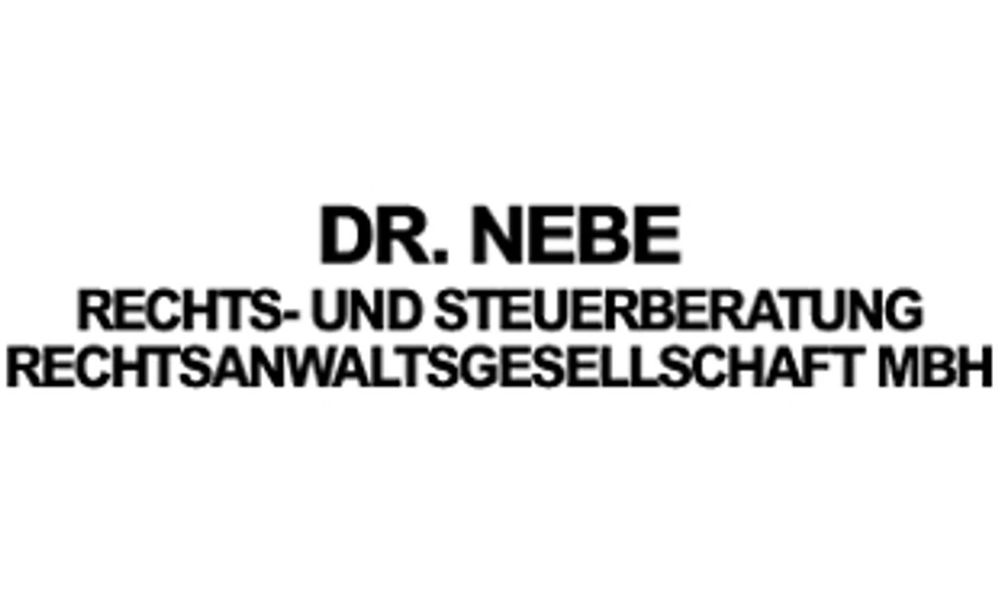 Logo der Firma Dr. Nebe Rechts- und Steuerberatung Rechtsanwaltsgesellschaft mbH aus Fritzlar auf dem Branchenportal Steuer-Berater.de