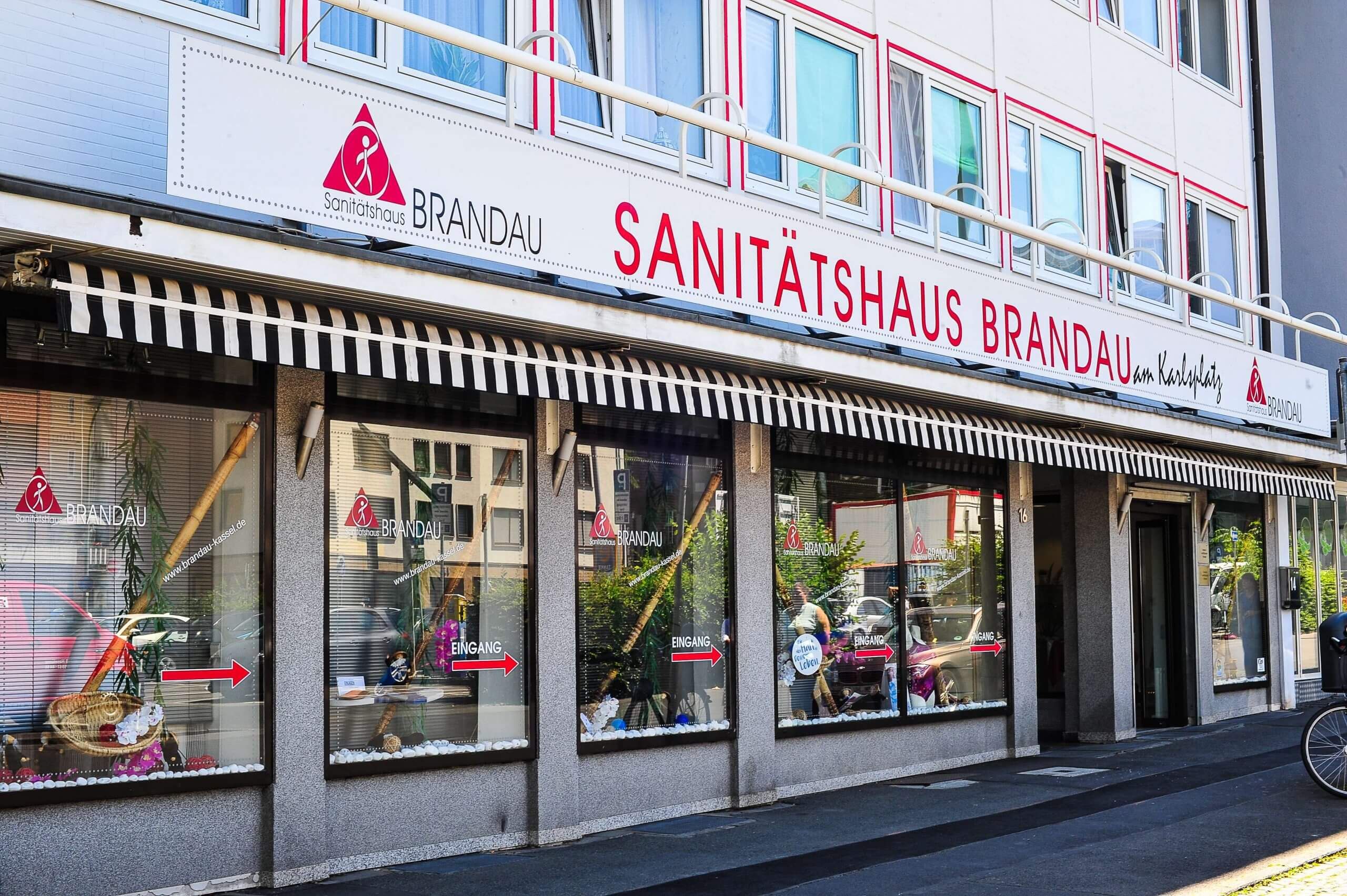 Beispielarbeit von Sanitätshaus Brandau im Atrium - veröffentlicht auf Sanimio.de
