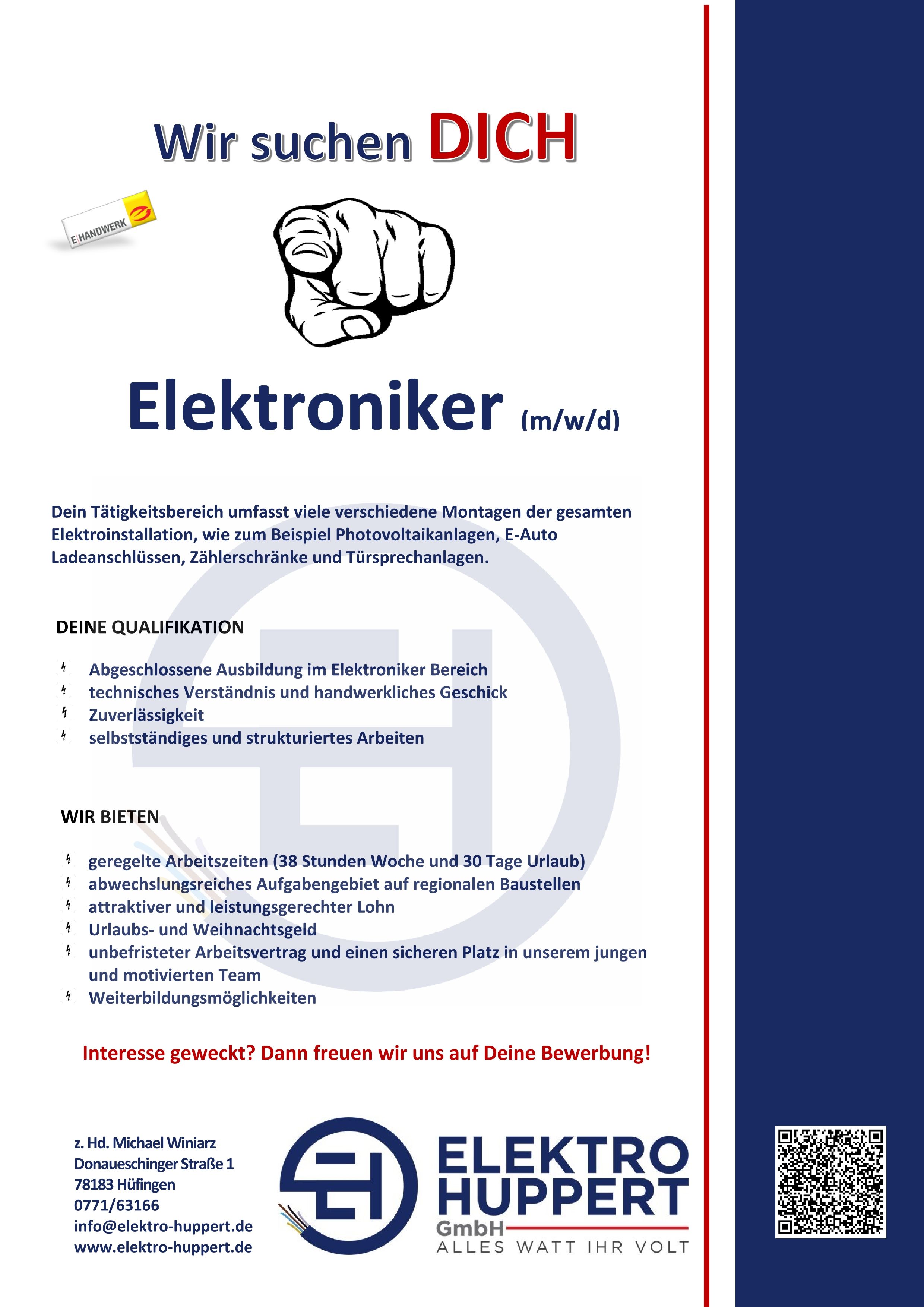 Beispielarbeit von Elektro Huppert GmbH - veröffentlicht auf Elektriker.org