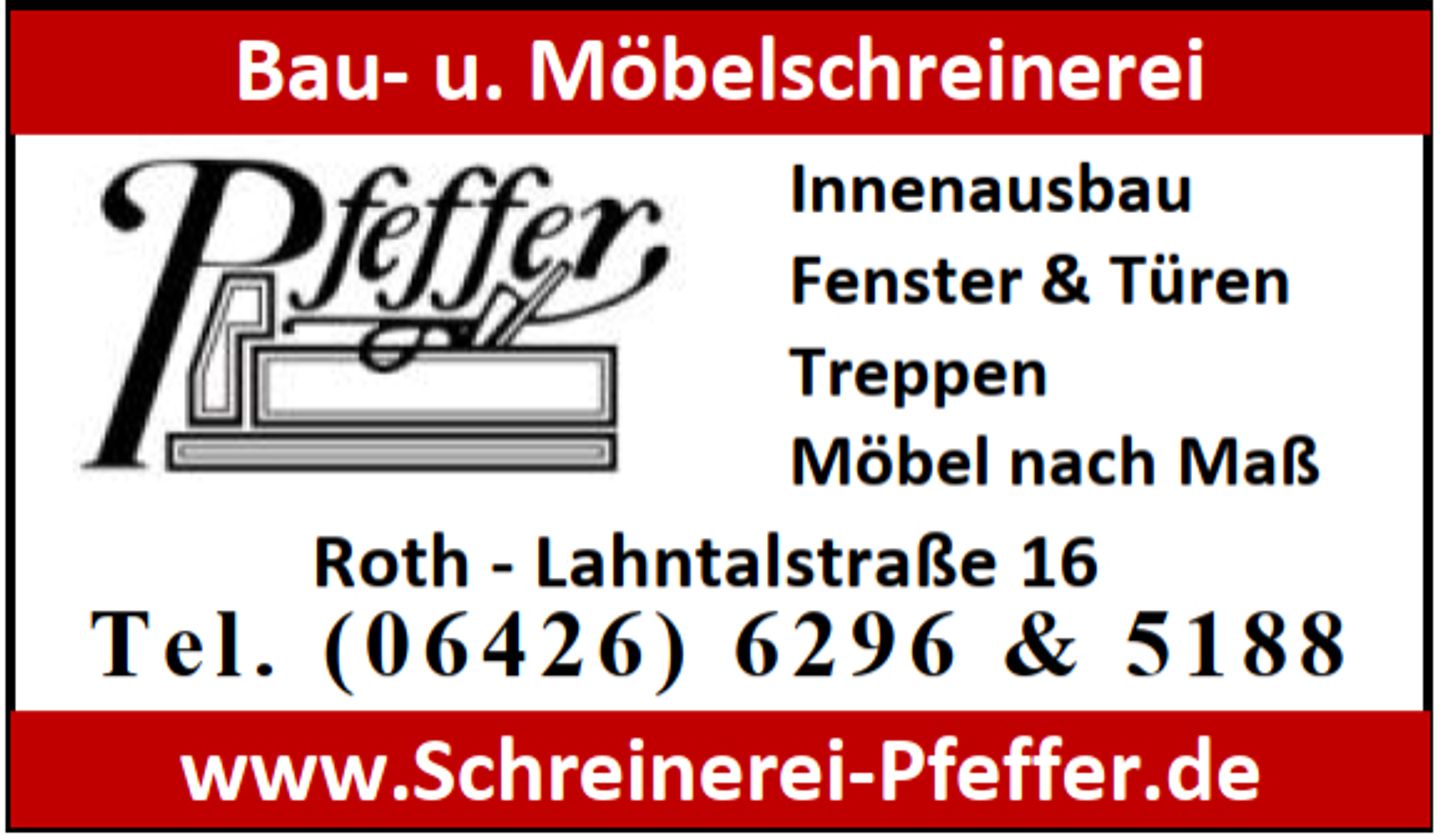 Logo der Firma Bau- und Möbelschreinerei Konrad Pfeffer e. K., Inh. Michael Dietermann aus Weimar auf dem Branchenportal Tischler-Schreiner.org