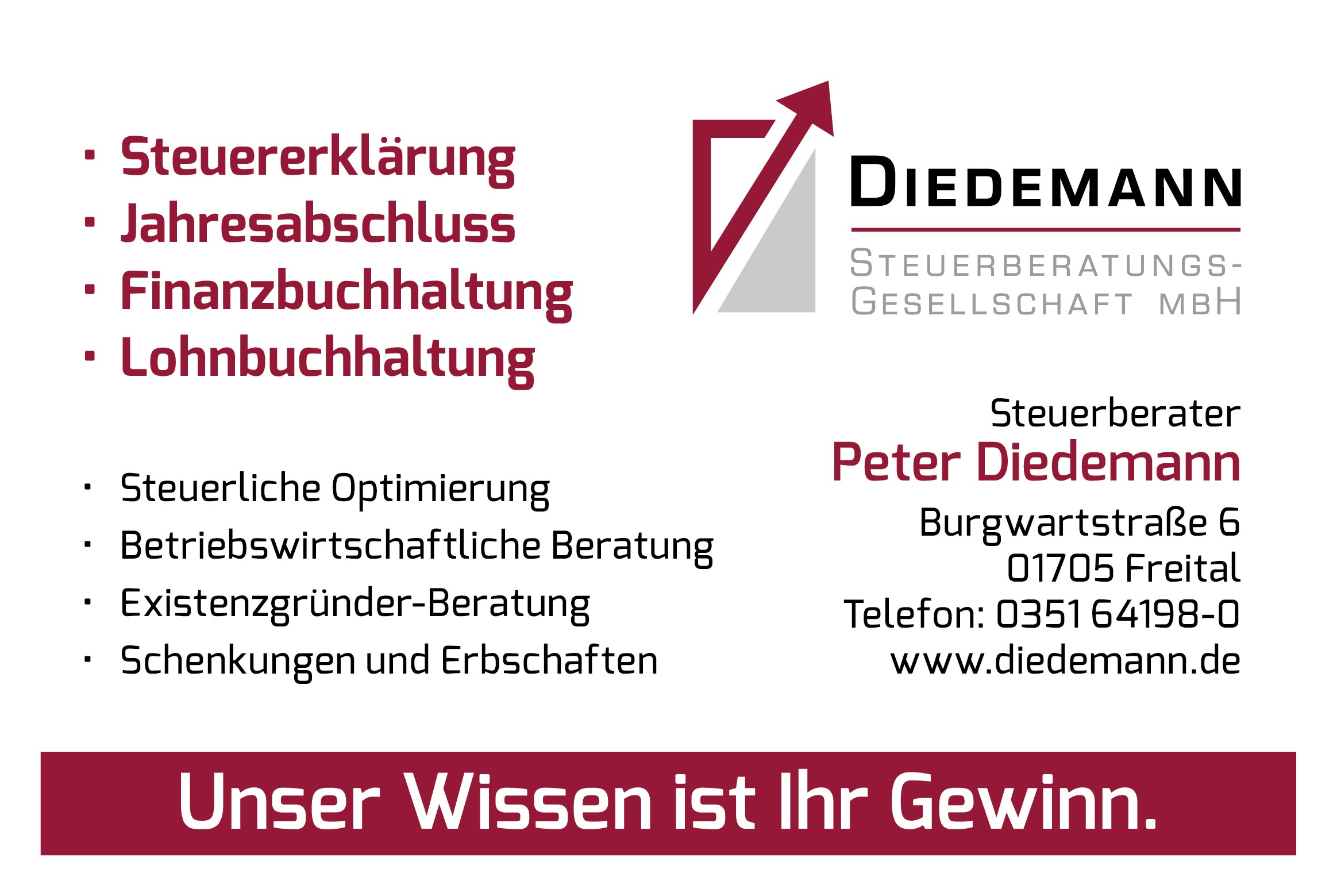 Beispielarbeit von Diedemann Steuerberatungsgesellschaft mbH - veröffentlicht auf Steuer-Berater.de