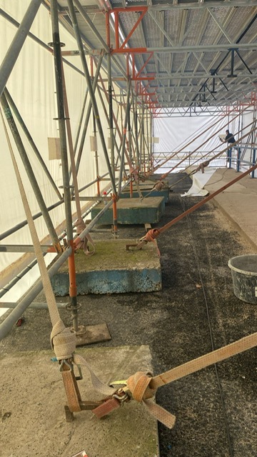 Beispielarbeit von Gerüstbau Karbange - veröffentlicht auf Geruestbau.org