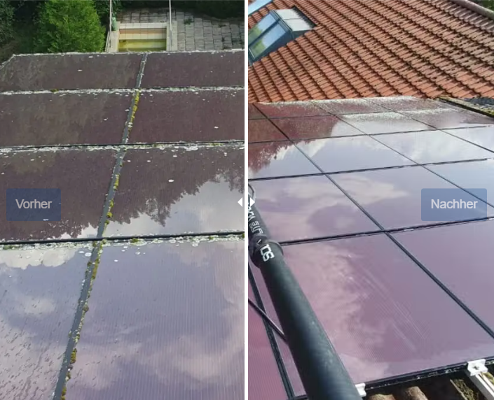 Beispielarbeit von TCR Reinigungstechnik - veröffentlicht auf Solartechnik.org
