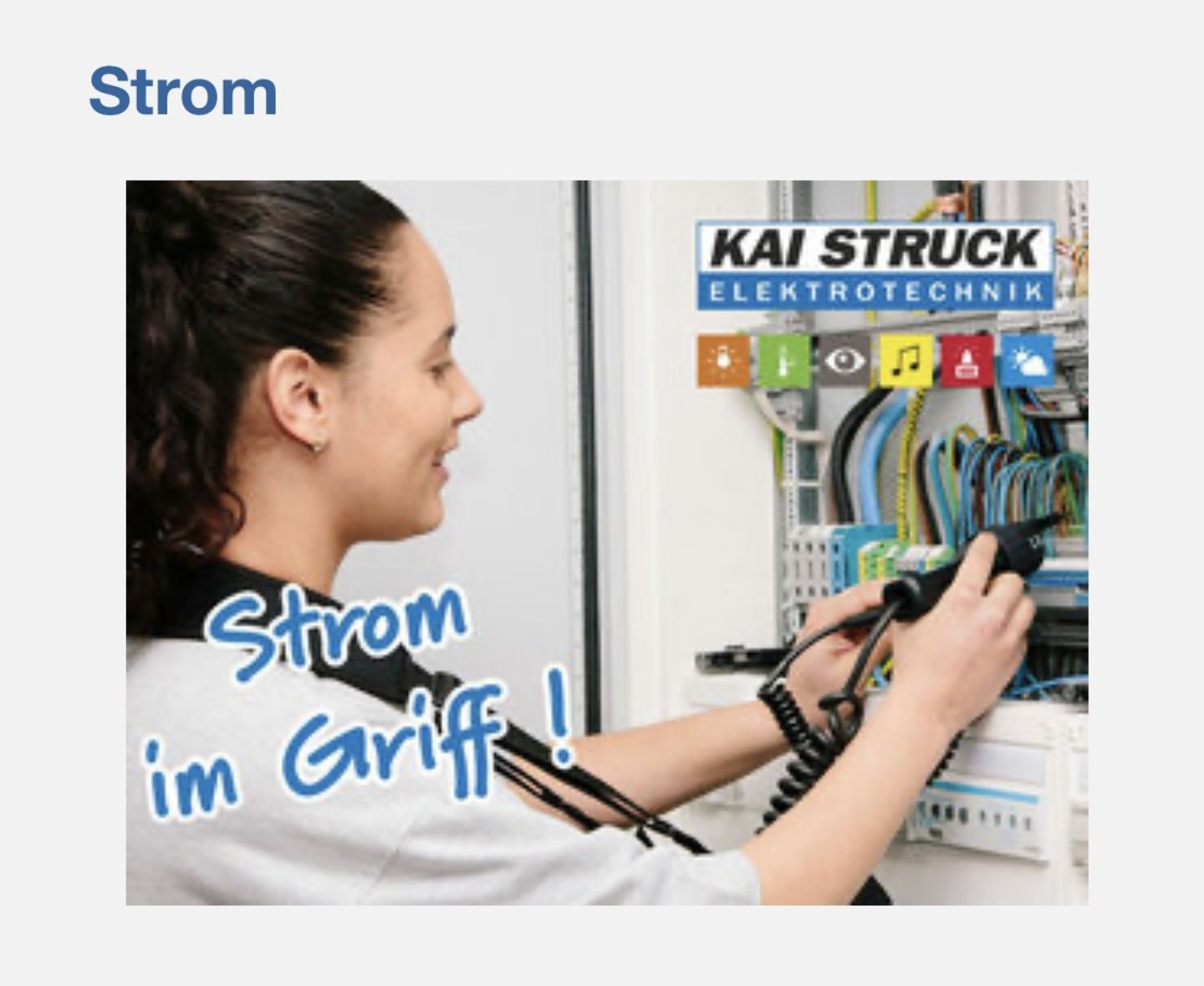 Beispielarbeit von Struck Kai Elektrotechnik - veröffentlicht auf Elektriker.org