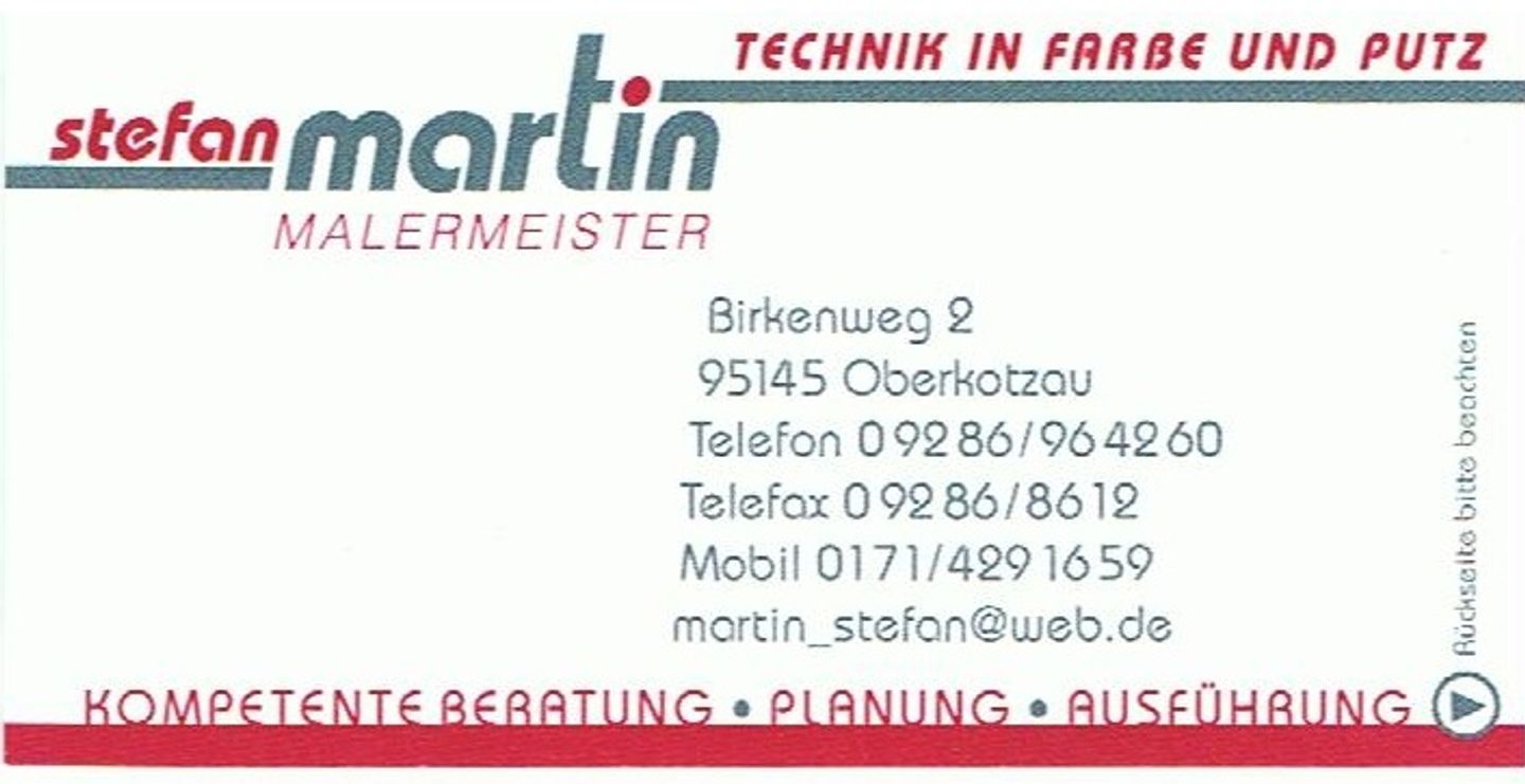 Beispielarbeit von stefan martin MALERMEISTER - veröffentlicht auf Maler.org