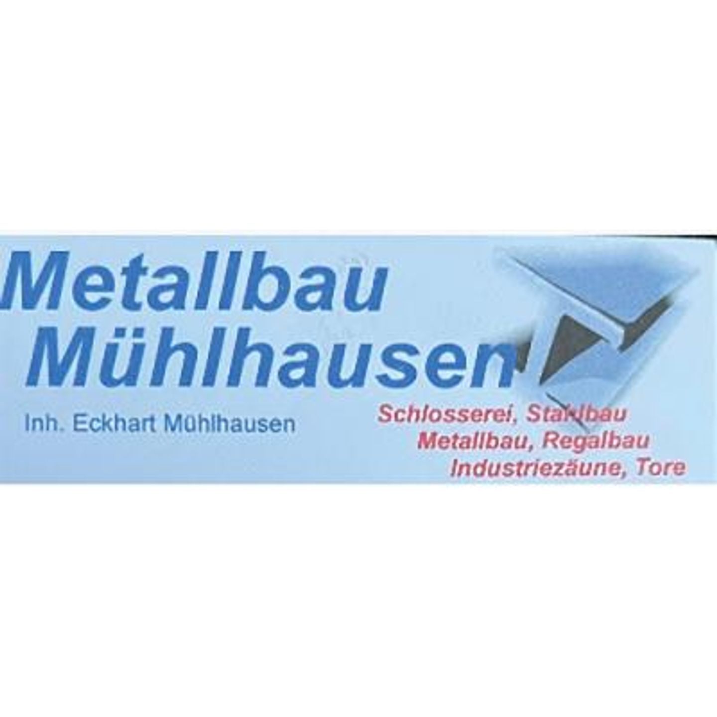 Logo der Firma Metallbau Mühlhausen Inh.Eckart Mühlhausen aus Witzenhausen auf dem Branchenportal Schlosserei.net