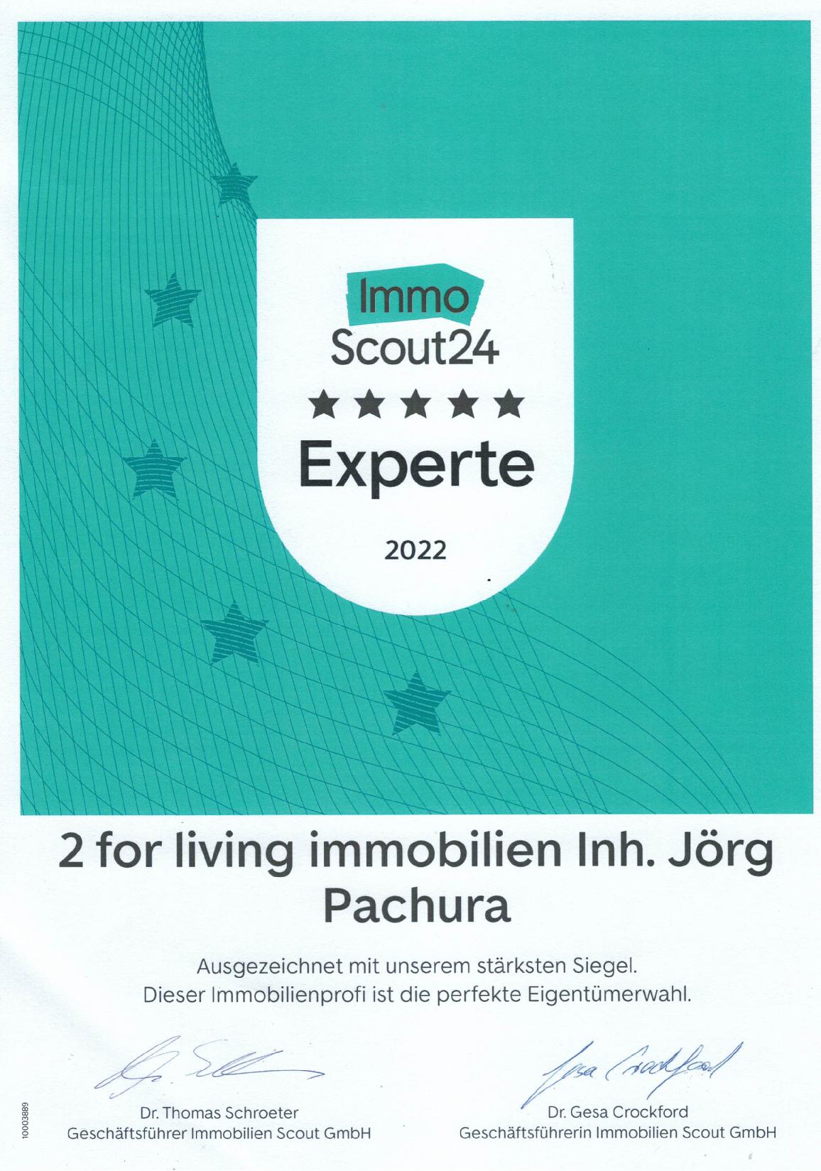 Beispielarbeit von 2 for living immobilien - veröffentlicht auf Finanzberater.net