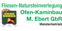 Logo der Firma Fliesen-Natursteinverlegung Ofen-Kaminbau M. Ebert GbR aus Hähnichen auf dem Branchenportal Kaminbau.net