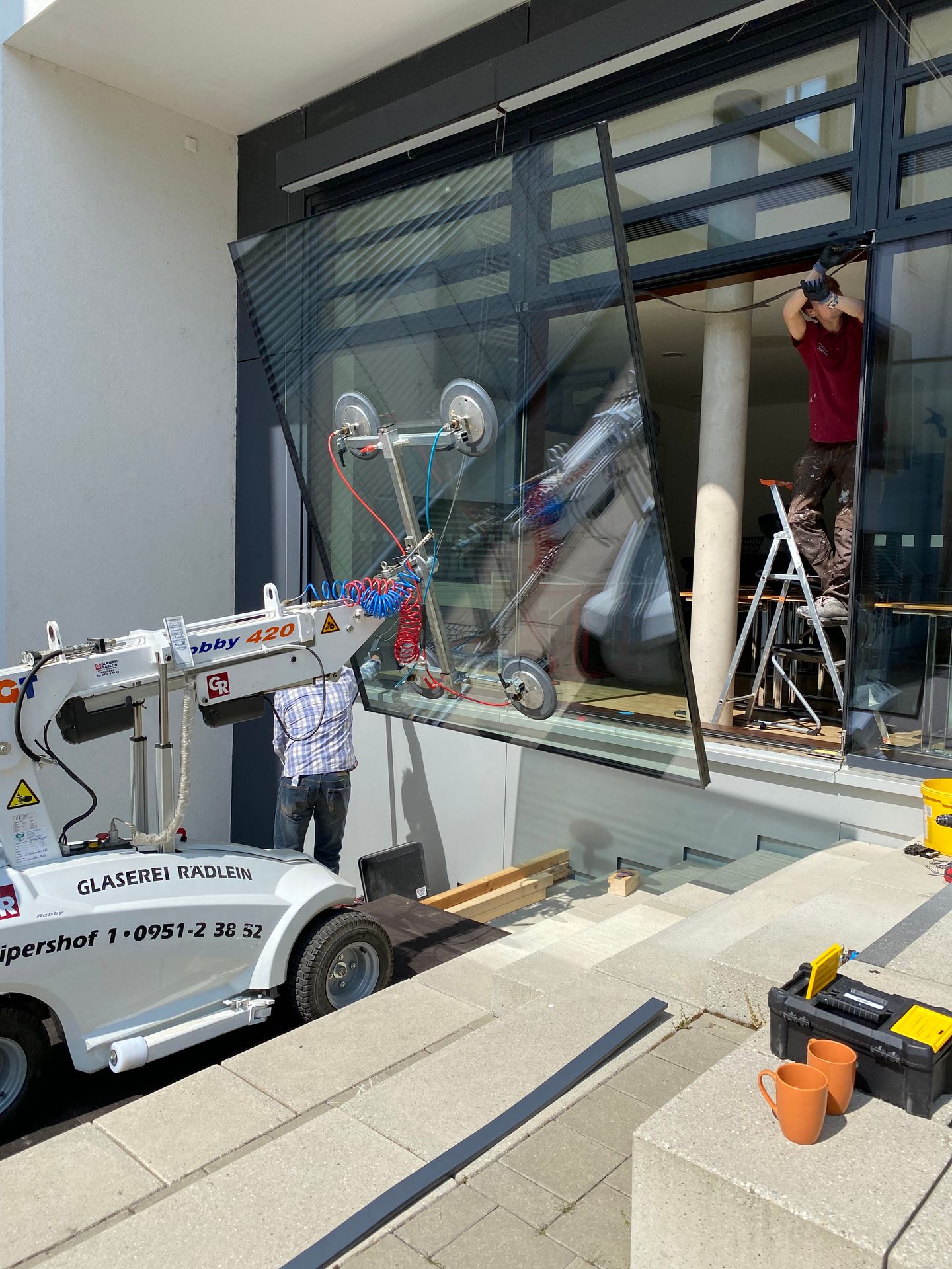 Beispielarbeit von Glaserei Fensterbau Rädlein - veröffentlicht auf Fensterbau.org