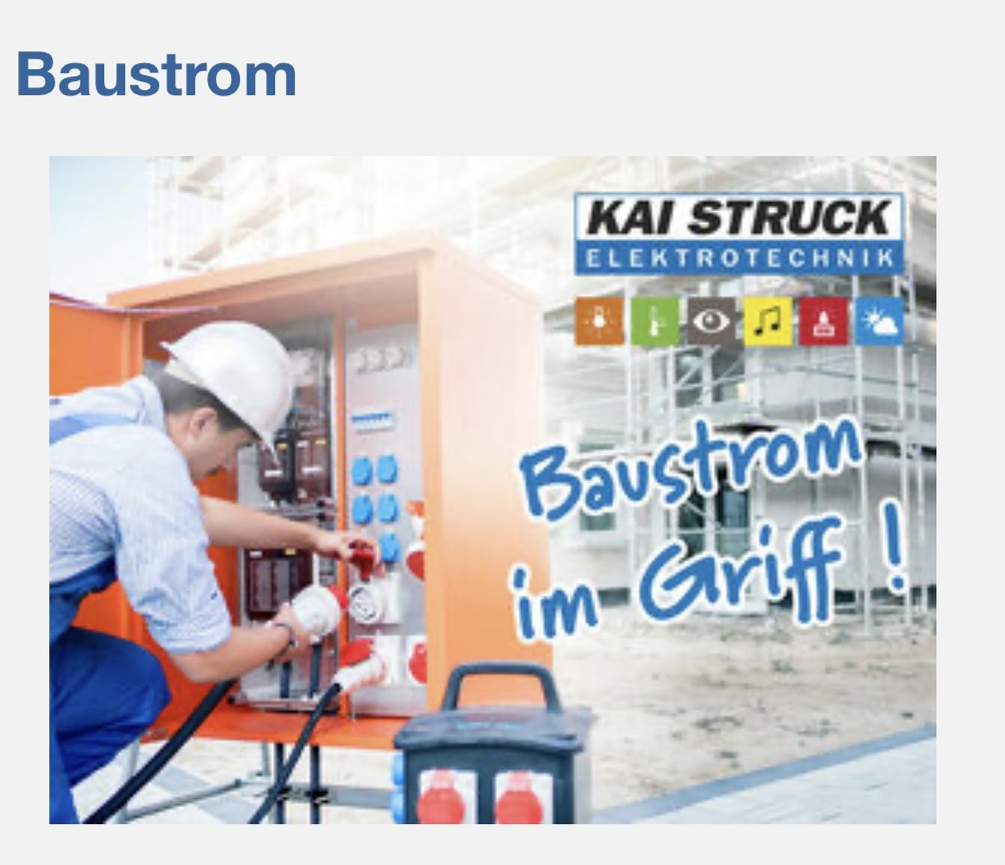 Beispielarbeit von Struck Kai Elektrotechnik - veröffentlicht auf Elektriker.org
