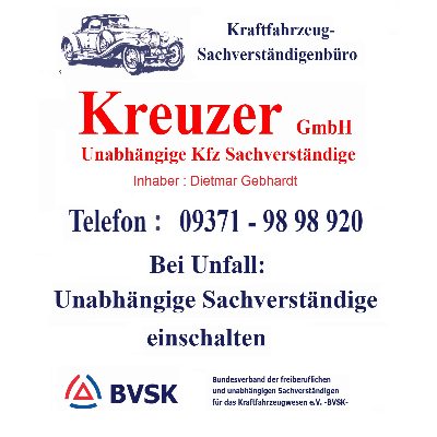 Logo der Firma Kreuzer GmbH aus Neunkirchen auf dem Branchenportal Gutachter.org