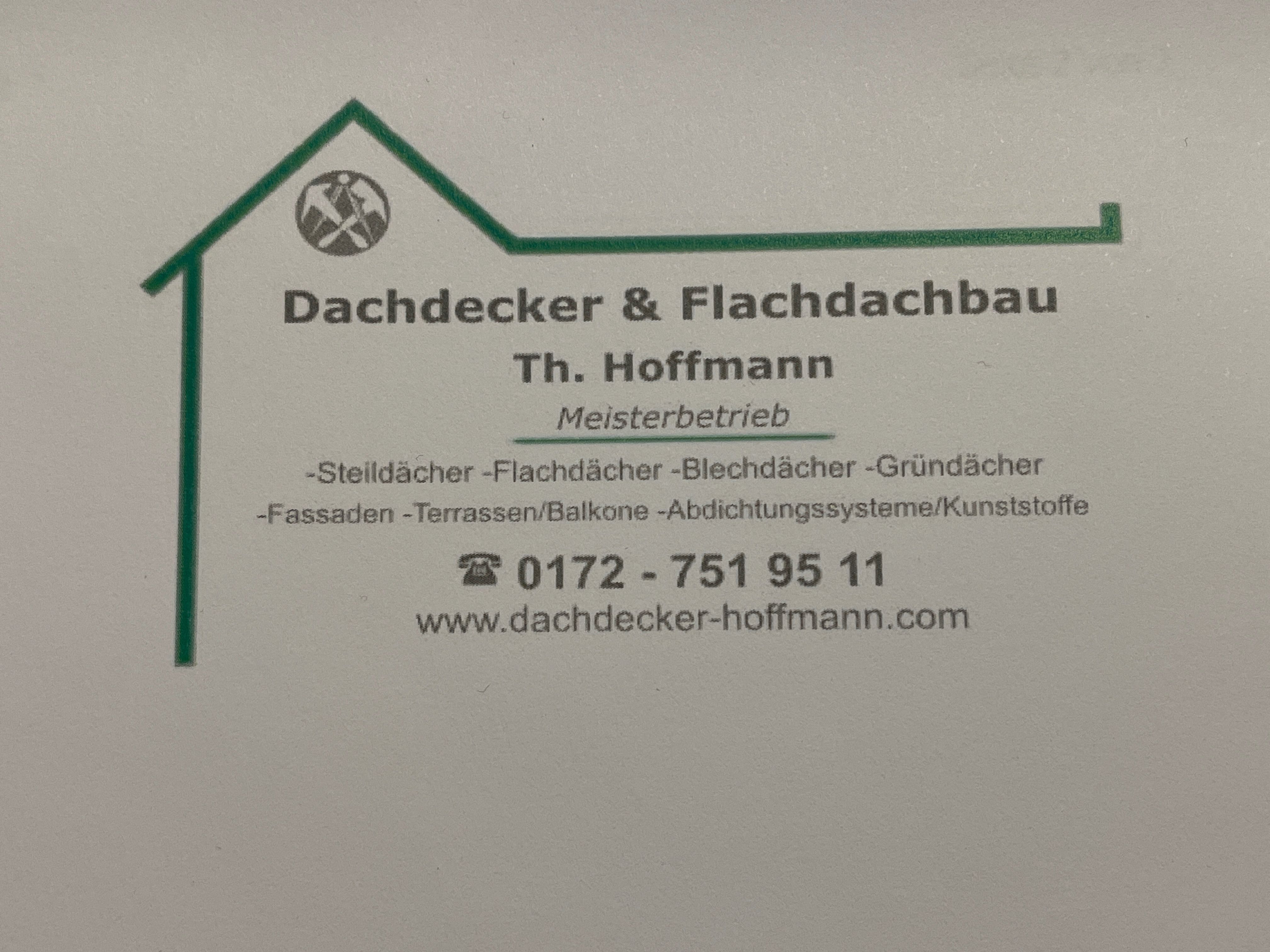 Logo der Firma Dachdecker & Flachdachbau Hoffmann aus Rudolstadt auf dem Branchenportal Dachdecker.com