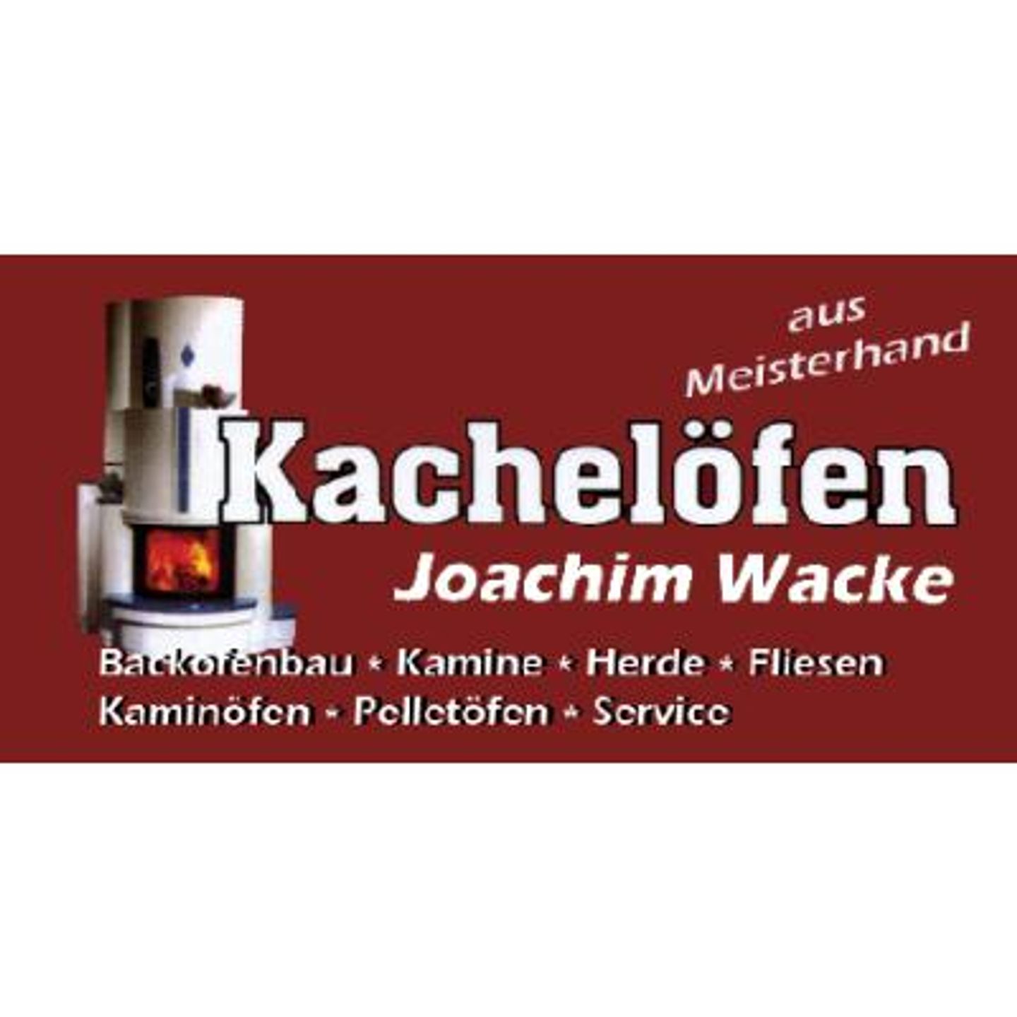 Logo der Firma Kachelöfen Joachim Wacke aus Saalfeld auf dem Branchenportal Fliesenleger.net