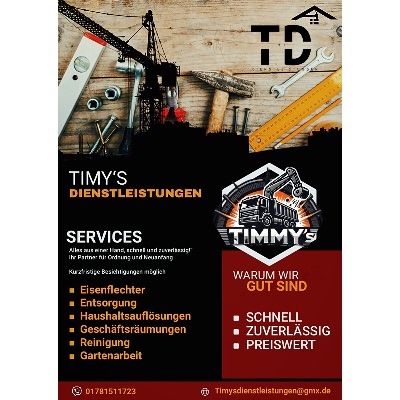 Logo der Firma Timys Dienstleistungen aus Germersheim auf dem Branchenportal Hausmeisterdienste.net