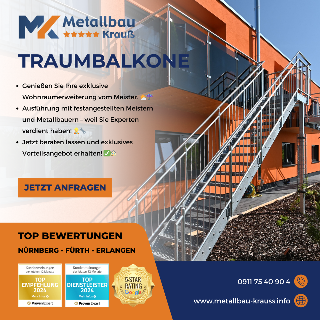 Beispielarbeit von Metallbau Krauß GmbH - veröffentlicht auf Schlosserei.net