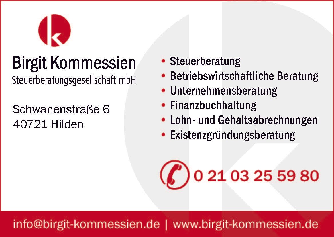 Beispielarbeit von Birgit Kommessien Steuerberatungsgesellschaft mbH - veröffentlicht auf Steuer-Berater.de