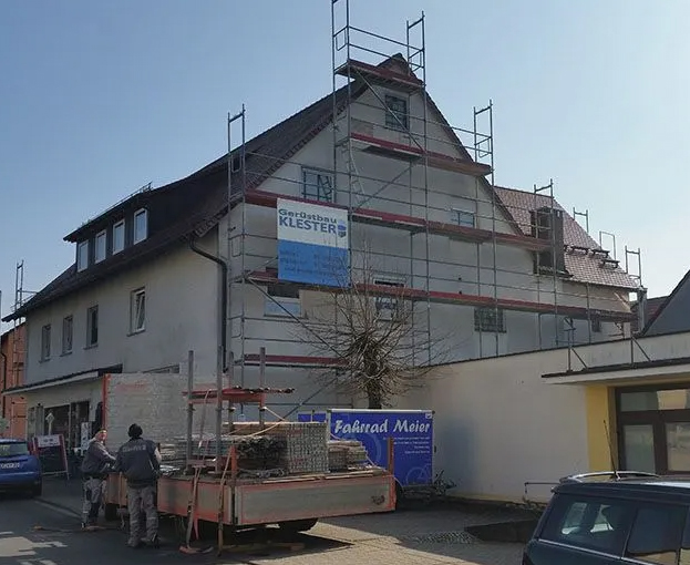 Beispielarbeit von Gerüstbau Klester - veröffentlicht auf Geruestbau.org