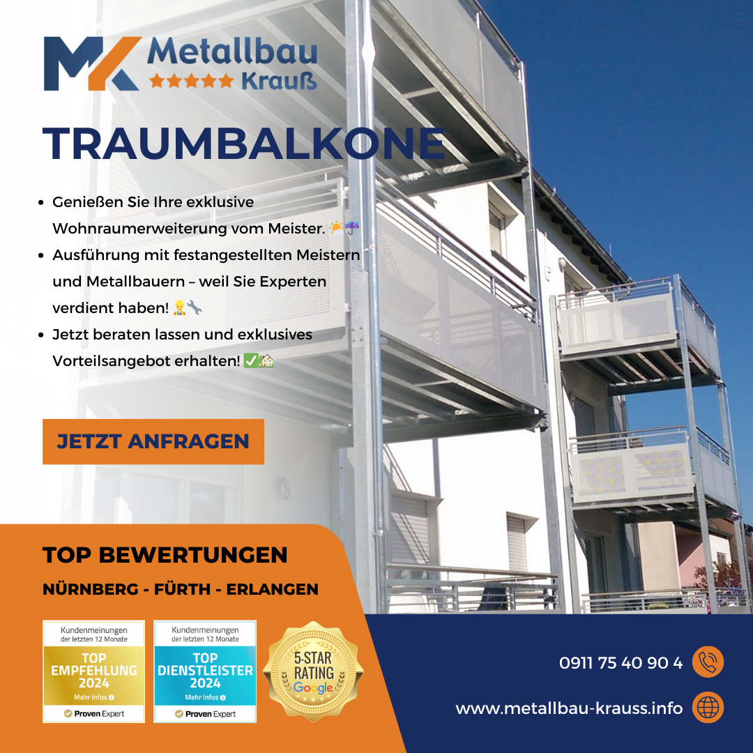 Beispielarbeit von Metallbau Krauß GmbH - veröffentlicht auf Schlosserei.net