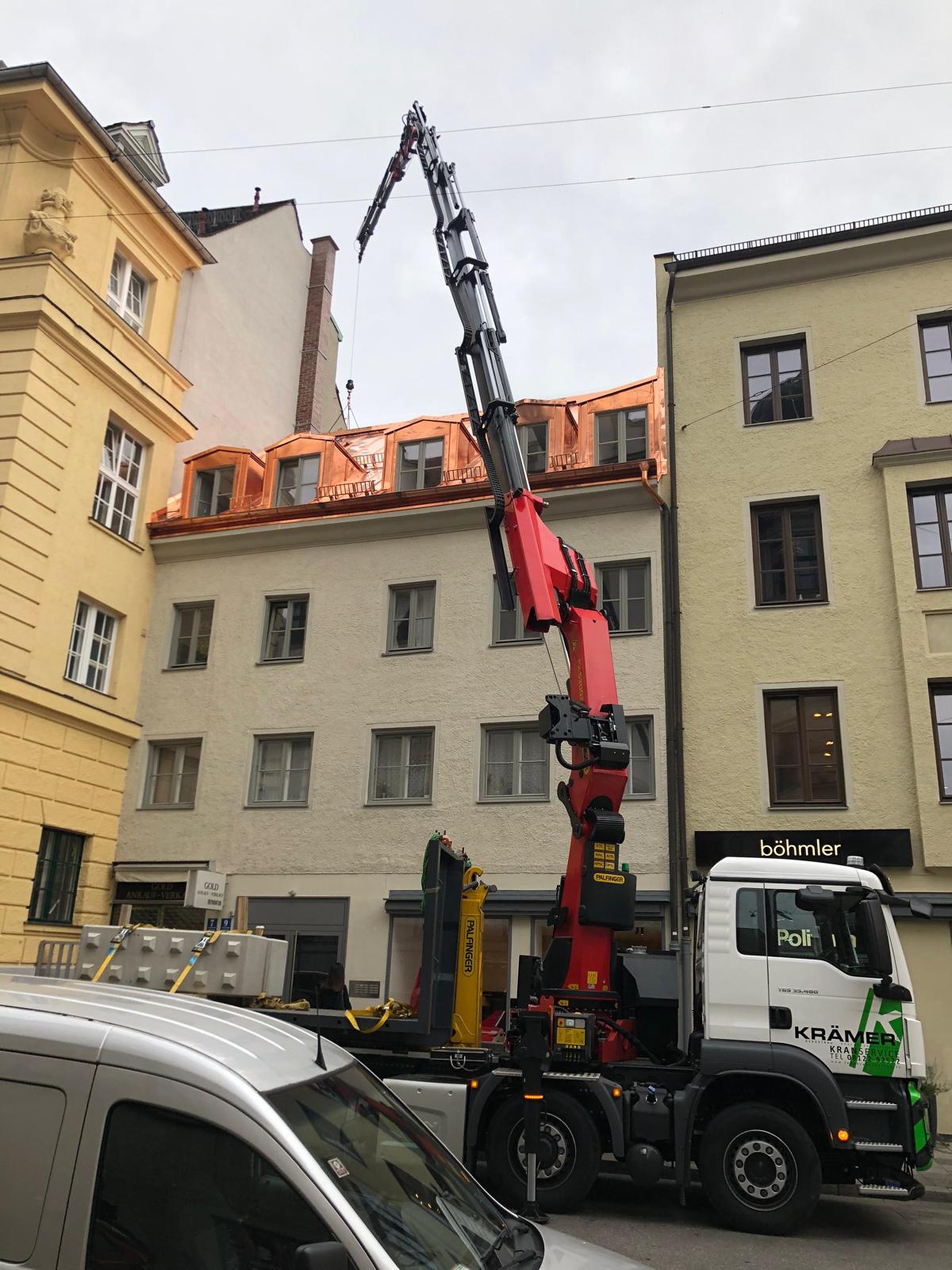 Beispielarbeit von Krämer Gerüstbau Meisterbetrieb München - veröffentlicht auf Geruestbau.org