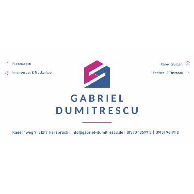 Logo der Firma Dumitrescu Gabriel Fliesenverlegung, Trockenbau, Fenster, Türen, Innenausbau und Altbaurenovierung aus Hersbruck auf dem Branchenportal Fliesenleger.net
