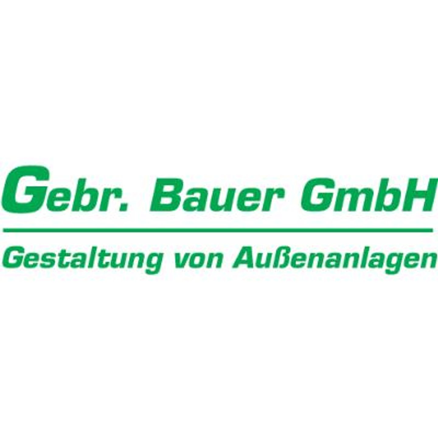 Logo der Firma Gebr. Bauer GmbH aus Lichtentanne auf dem Branchenportal Gartenbau.org
