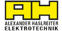 Logo der Firma Alexander Haslreiter Elektrotechnik aus Unterwössen auf dem Branchenportal Elektriker.org