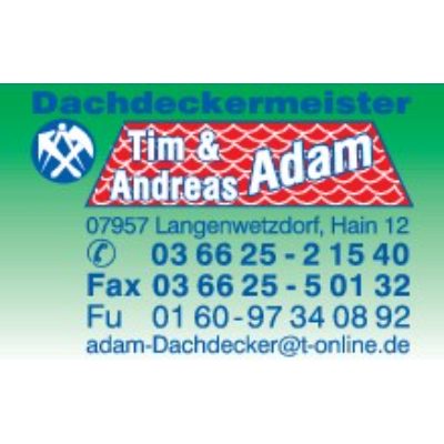 Logo der Firma Dachdeckermeisterbetrieb Adam aus Langenwetzendorf auf dem Branchenportal Dachdecker.com