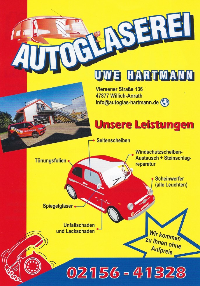 Beispielarbeit von Hartmann Uwe Autoglaserei - veröffentlicht auf Glaserei.org