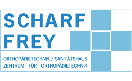 Logo der Firma Sanitätshaus Scharf-Frey aus Neuss auf dem Branchenportal Sanimio.de