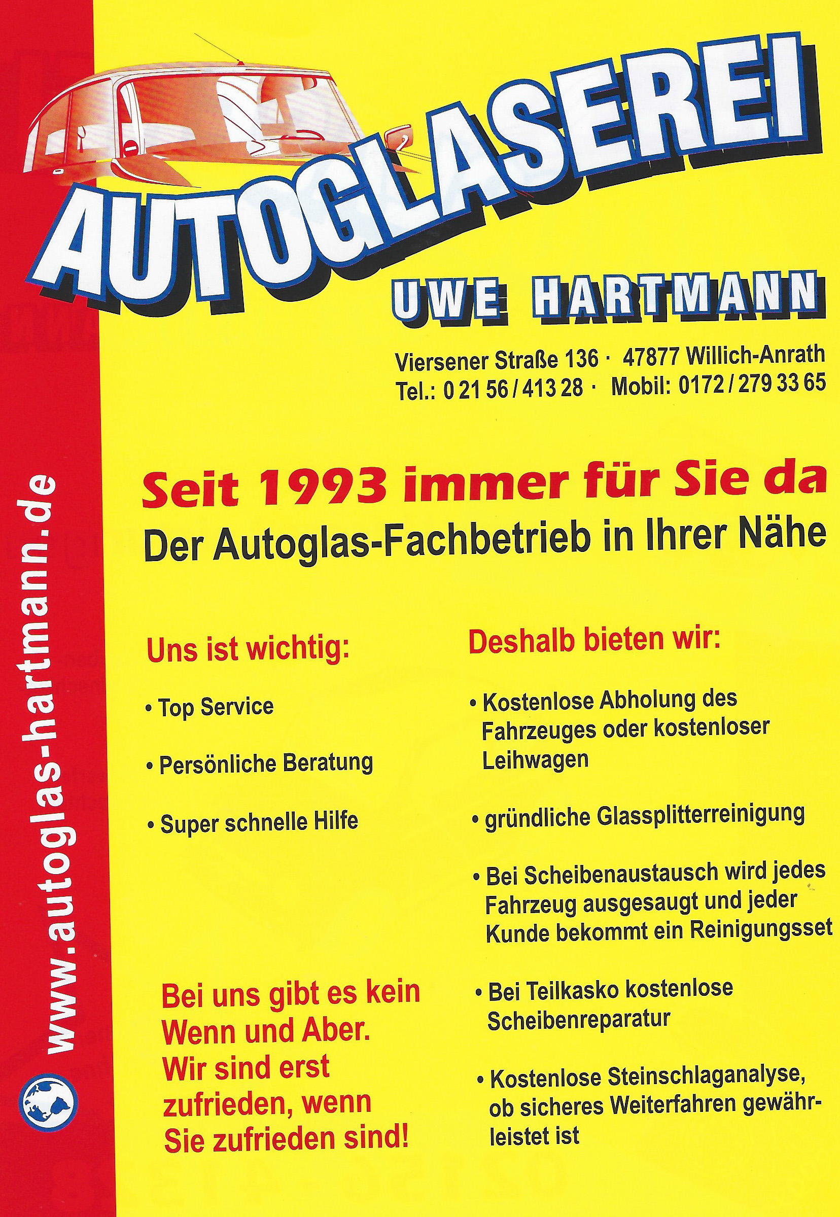 Beispielarbeit von Hartmann Uwe Autoglaserei - veröffentlicht auf Glaserei.org