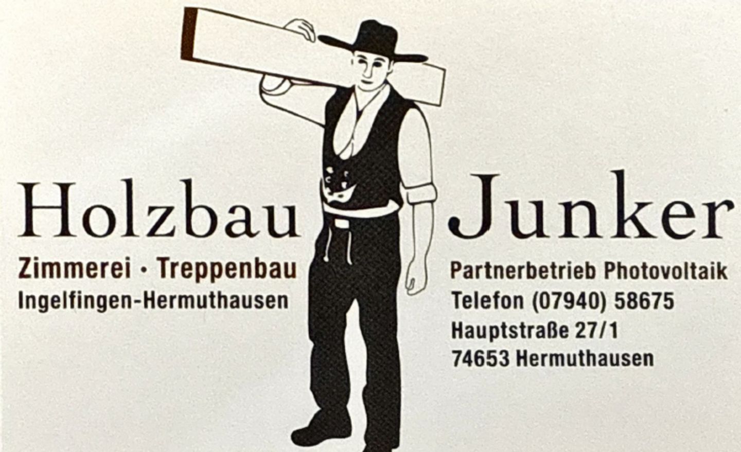 Logo der Firma Junker aus Ingelfingen auf dem Branchenportal Tischler-Schreiner.org