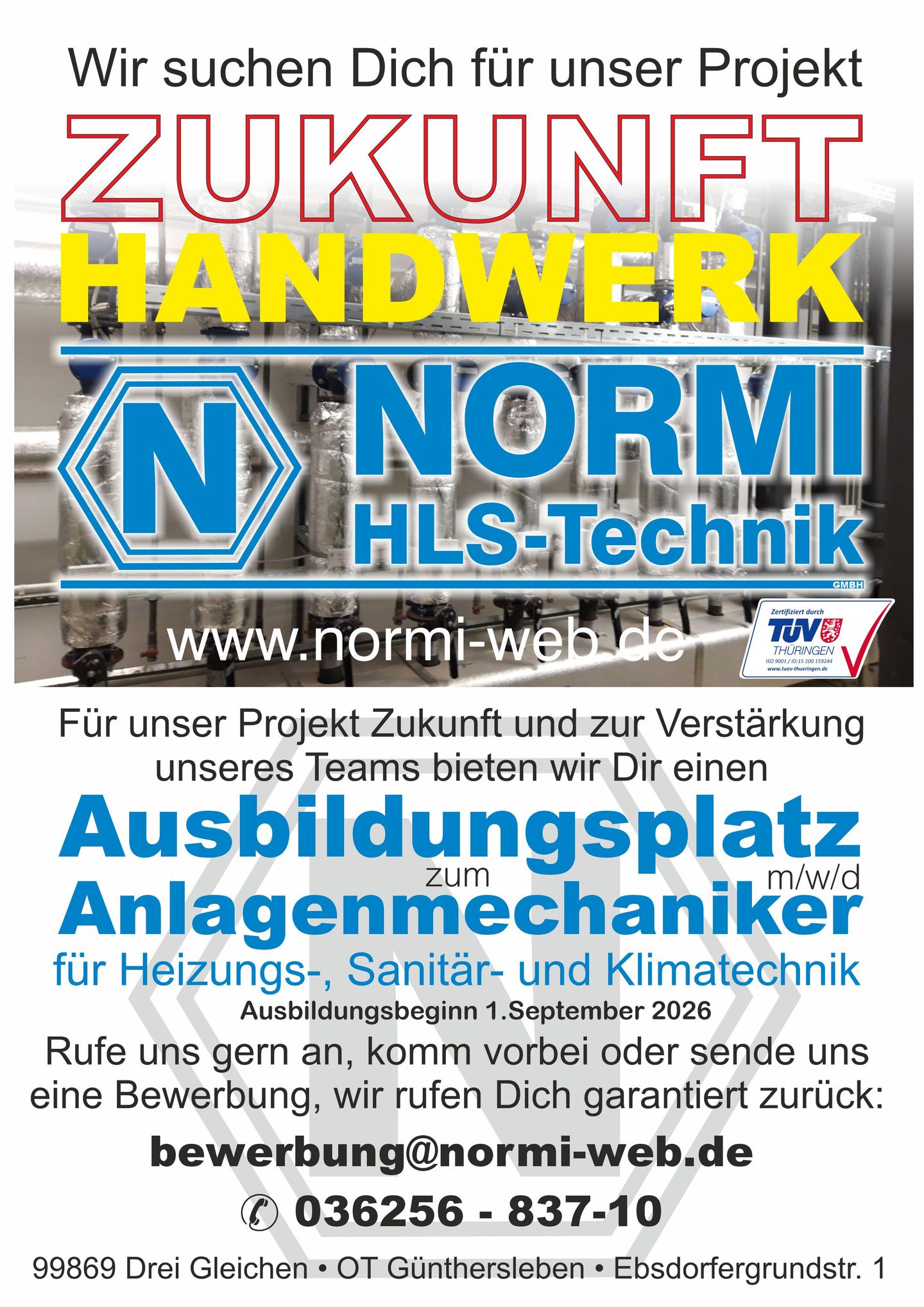 Beispielarbeit von NORMI HLS-Technik GmbH - veröffentlicht auf Sanitaer.org