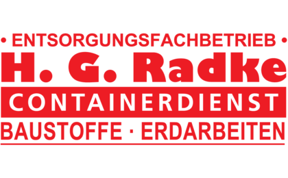 Logo der Firma H.G.Radke Containerdiest-Baustoffe-Erdarbeiten aus Korschenbroich auf dem Branchenportal Hausmeisterdienste.net