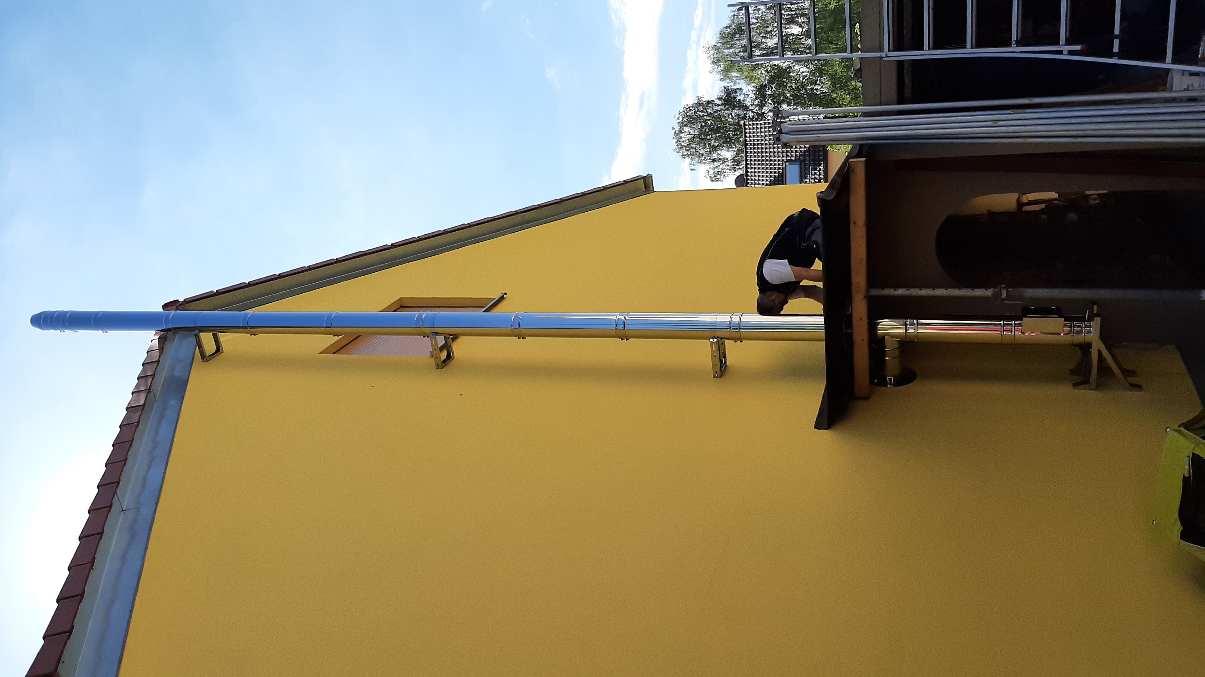 Beispielarbeit von Thomas Heubeck Schornsteinbau - veröffentlicht auf Heizungsbau.net
