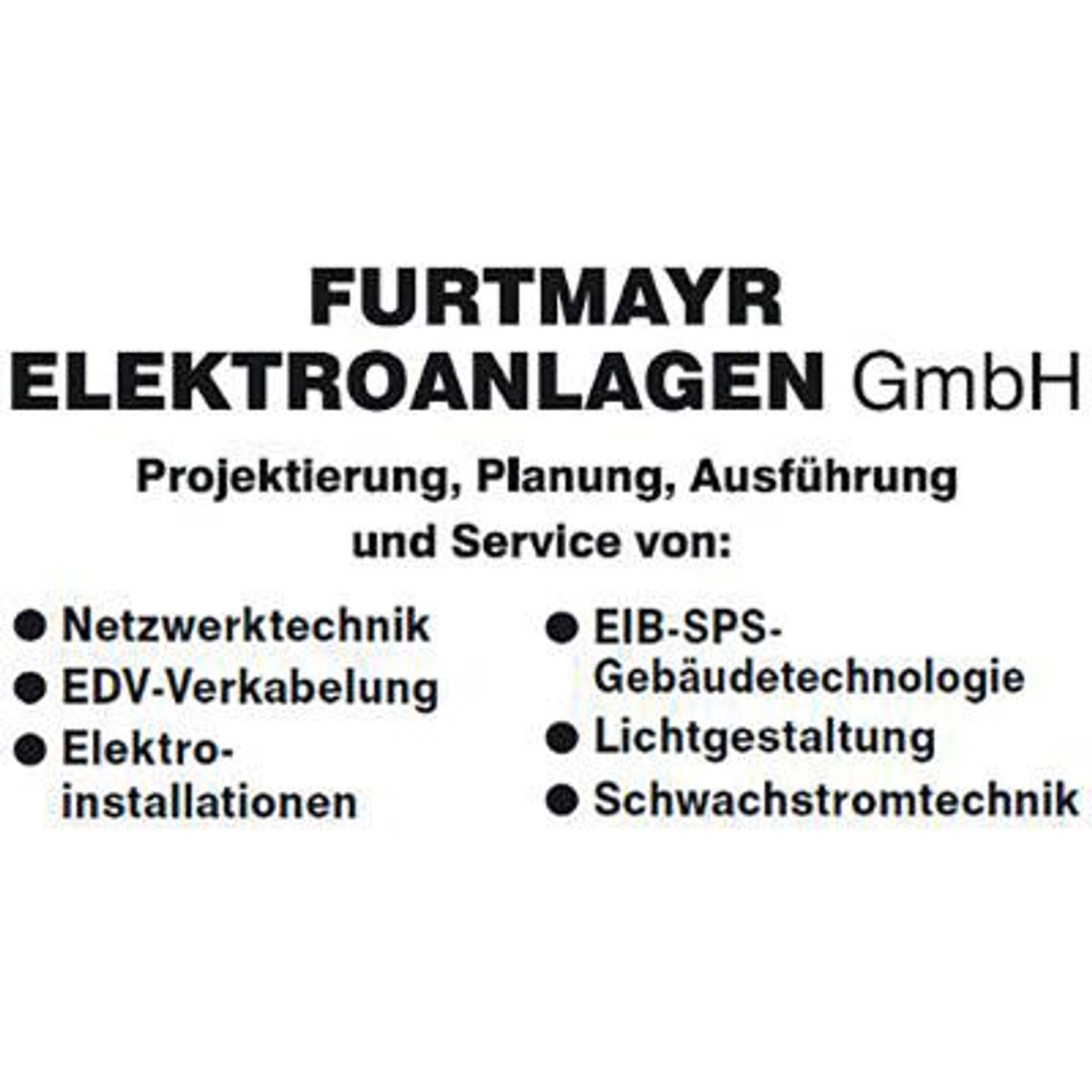 Logo der Firma Furtmayr Elektroanlagen GmbH aus Gräfelfing auf dem Branchenportal Elektriker.org