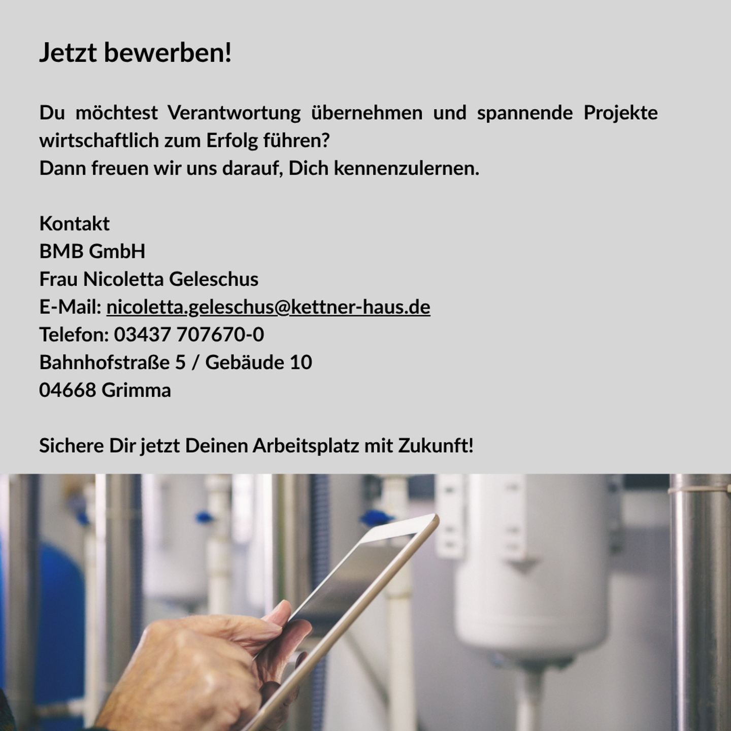 Beispielarbeit von BMB GmbH Innovative Gebäudetechnik - veröffentlicht auf Heizungsbau.net