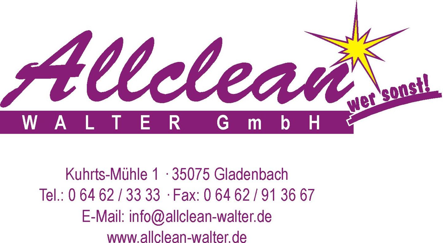 Logo der Firma Allclean Walter GmbH aus Gladenbach auf dem Branchenportal Hausmeisterdienste.net