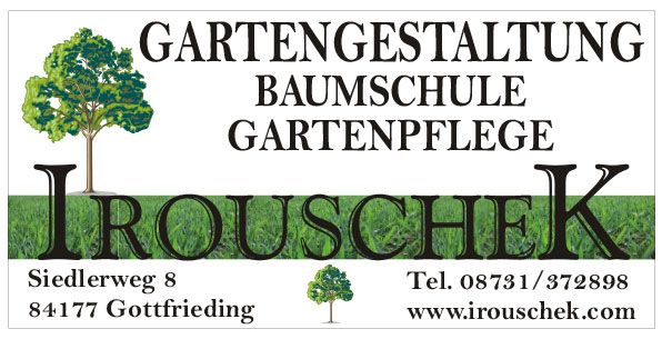 Logo der Firma Irouschek Reinhold Gartengestaltung aus Gottfrieding auf dem Branchenportal Gartenbau.org