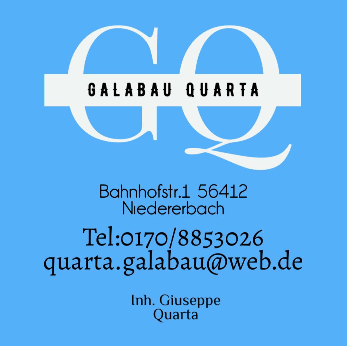 Logo der Firma Galabau Quarta aus Niedererbach auf dem Branchenportal Gartenbau.org