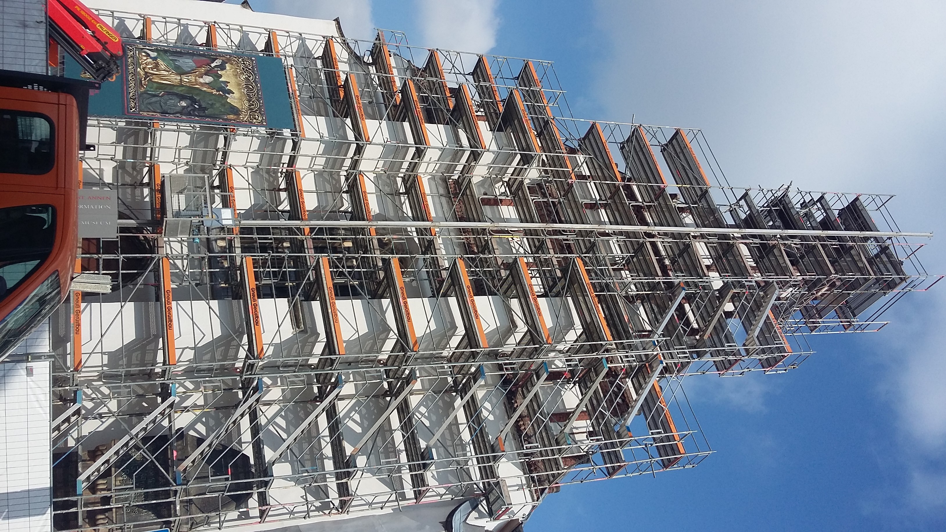 Beispielarbeit von Gneuß Gerüstbau GmbH - veröffentlicht auf Geruestbau.org