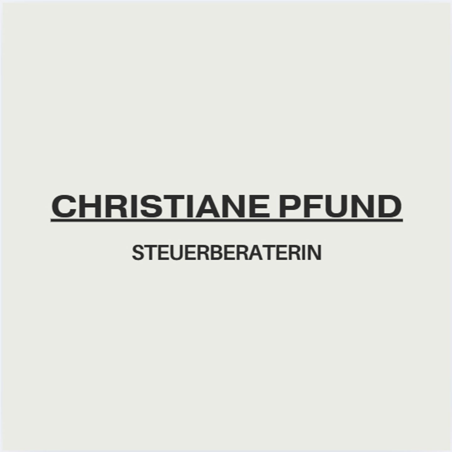 Logo der Firma Christiane Pfund Steuerberaterin aus Rottach-Egern auf dem Branchenportal Steuer-Berater.de