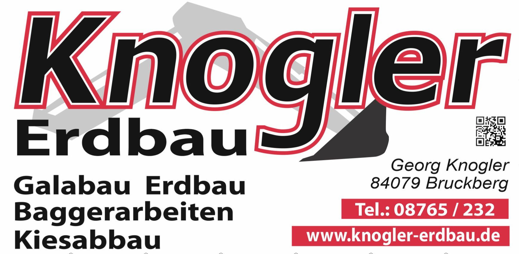 Logo der Firma Knogler Georg Bagger LKW Kies aus Bruckberg auf dem Branchenportal Gartenbau.org