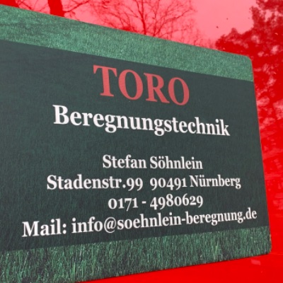 Logo der Firma Beregnungsanlagen Stefan Söhnlein aus Nürnberg auf dem Branchenportal Gartenbau.org