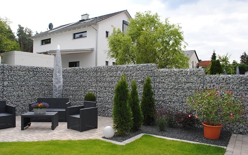 Beispielarbeit von Andrea Stoll Gabionen24 - veröffentlicht auf Gartenbau.org