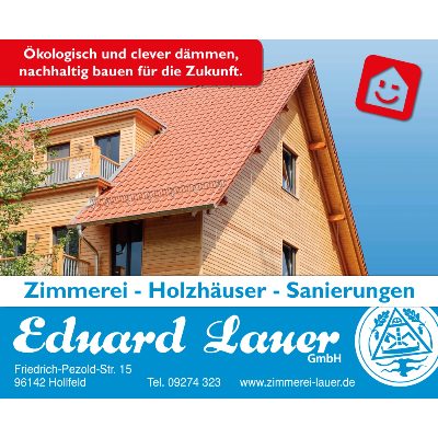 Logo der Firma Eduard Lauer GmbH aus Hollfeld auf dem Branchenportal Tischler-Schreiner.org