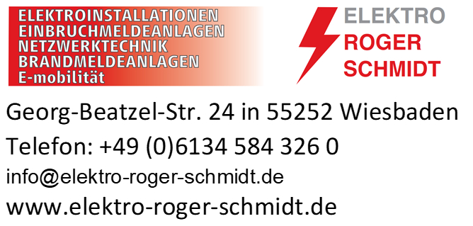 Logo der Firma Elektro Roger Schmidt GmbH aus Mainz-Kastel auf dem Branchenportal Elektriker.org
