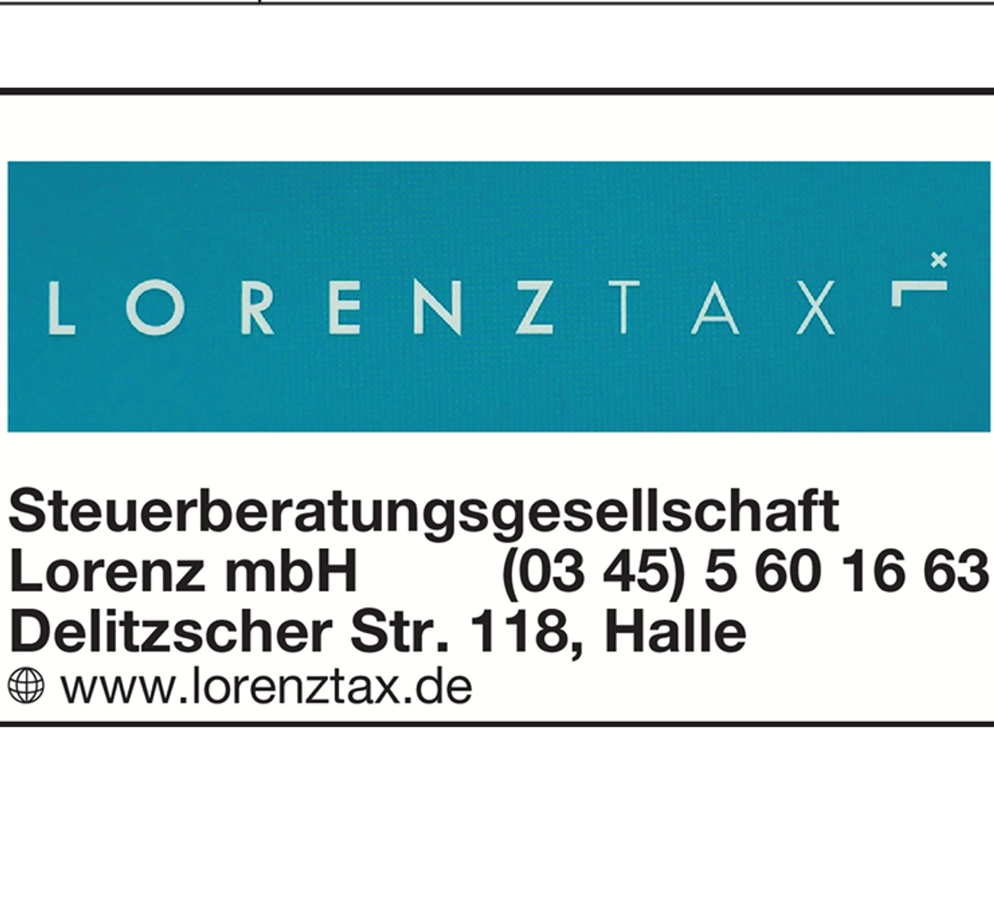 Beispielarbeit von Steuerberatungsgesellschaft Lorenz mbH - veröffentlicht auf Steuer-Berater.de