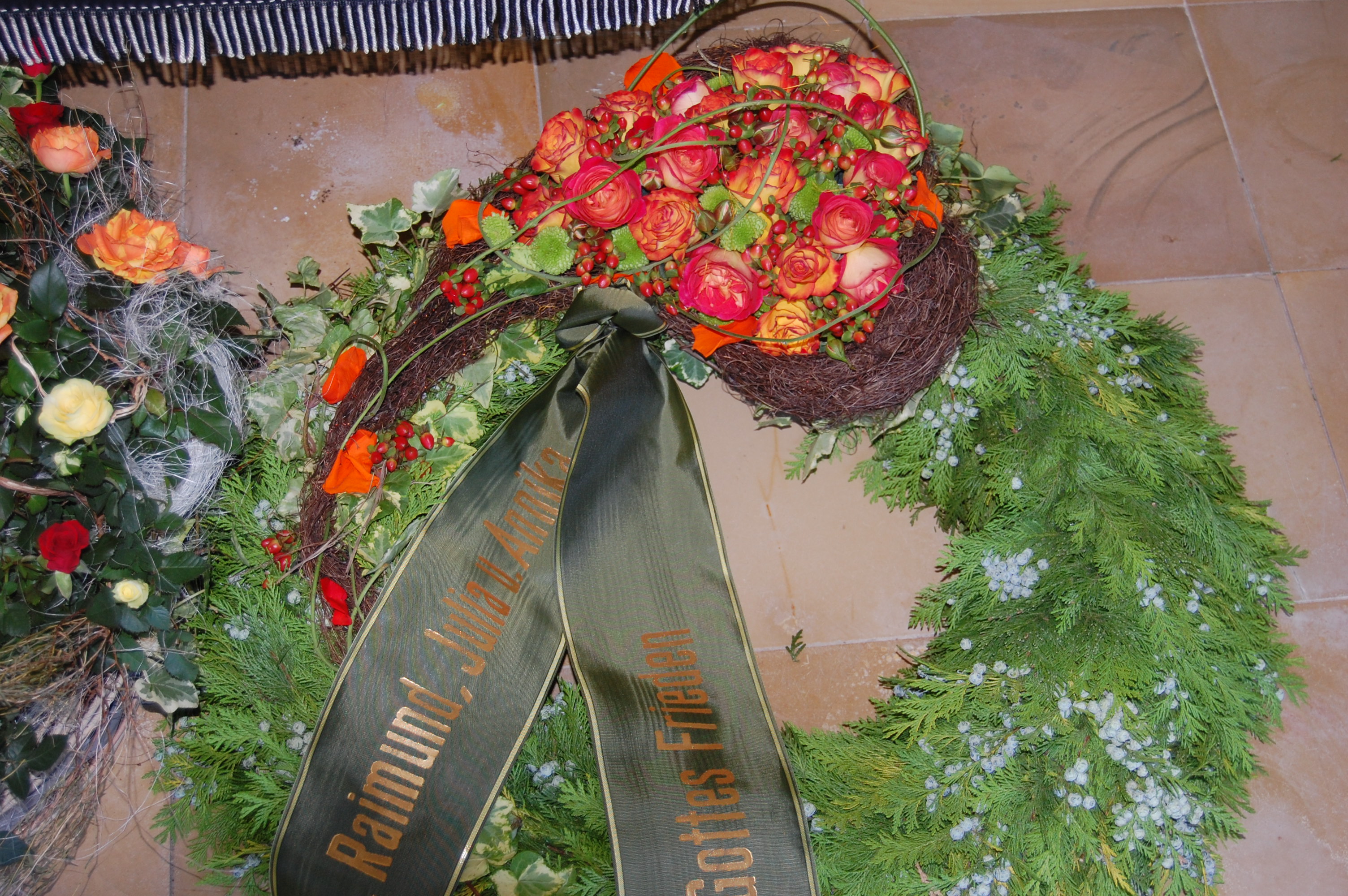 Beispielarbeit von Vera Fischer Blumen Bandolino - veröffentlicht auf Gartenbau.org